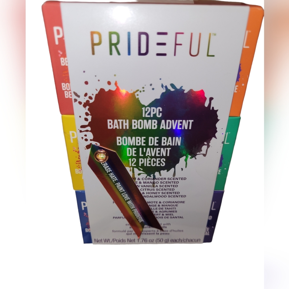 Prideful 12 pack Bath Bombs Advent